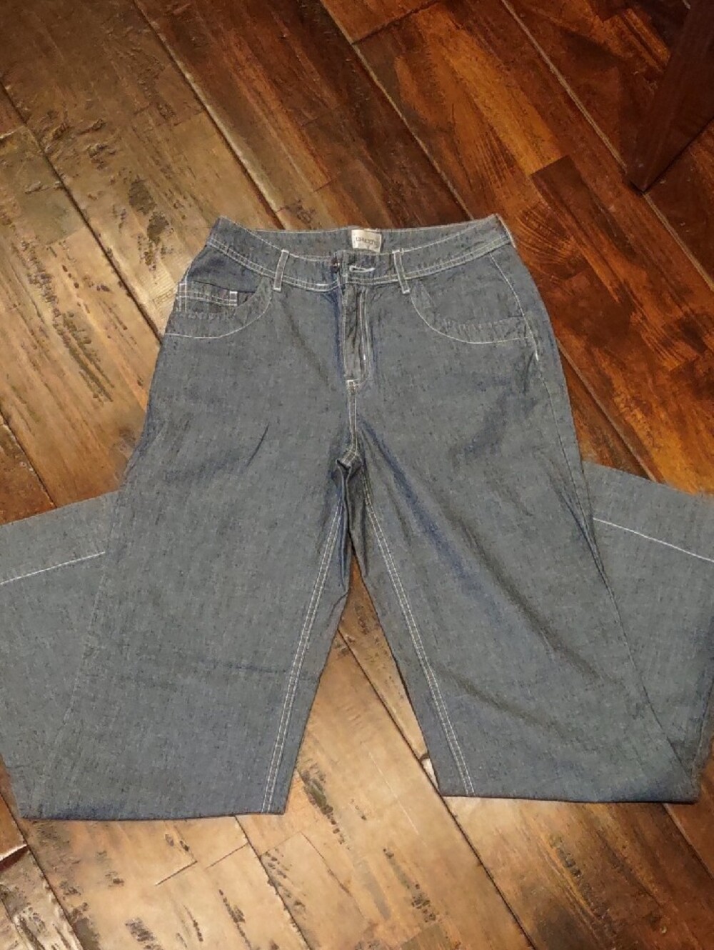 Chico's Blue Wide Leg Jeans Lightweight .05